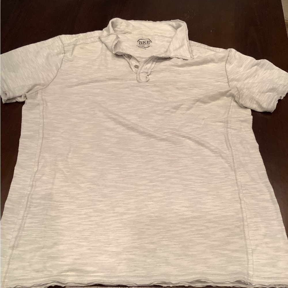 BKE/Buckle mens light-gray polo XXL
